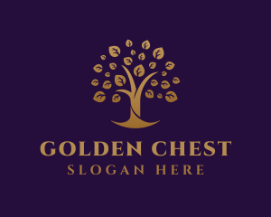 Golden Tree Farm logo design