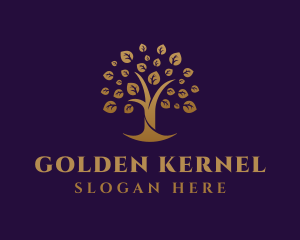 Golden Tree Farm logo design