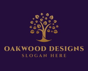 Golden Tree Farm logo design