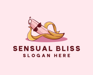 Erotic Cartoon Banana logo design