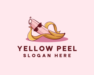 Erotic Cartoon Banana logo design