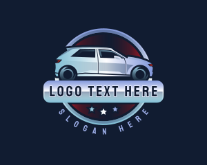 Hatchback Car Automotive logo