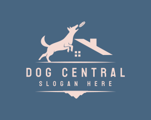 House Dog Frisbee logo design