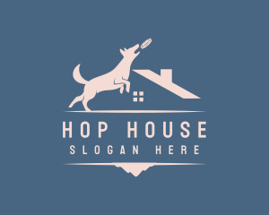 House Dog Frisbee logo design