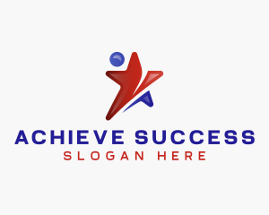 Human Career Success logo design