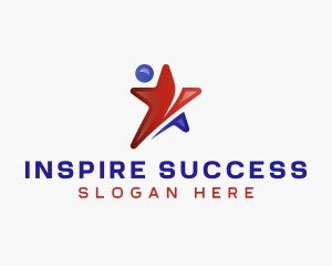 Human Career Success logo design