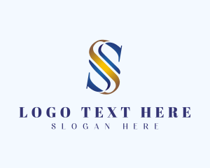 Elegant Business Letter S logo