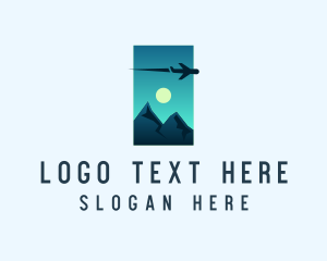 Mountain Travel Airplane logo