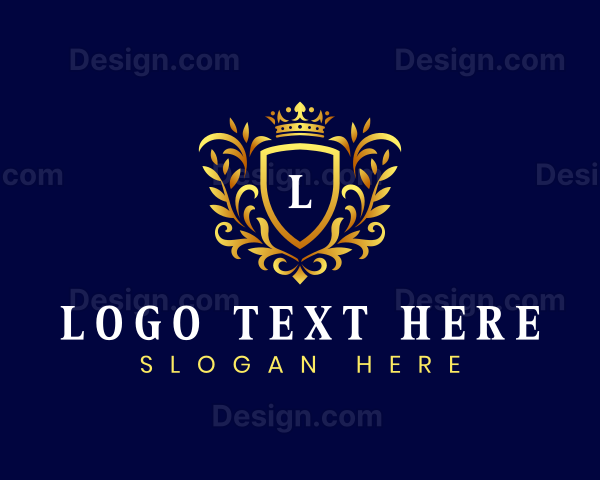 Elegant Ornament Crown Logo