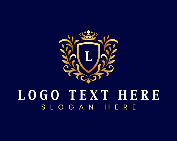 Elegant Ornament Crown logo