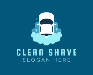 Shiny Car Cleaning logo design