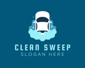 Shiny Car Cleaning logo design