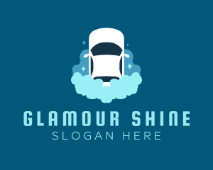 Shiny Car Cleaning logo design