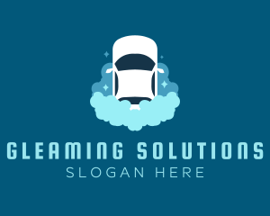 Shiny Car Cleaning logo design