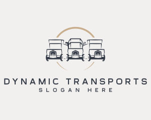 Transport Truck Automotive logo design