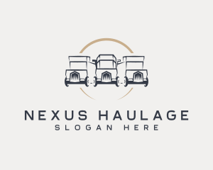 Transport Truck Automotive logo design