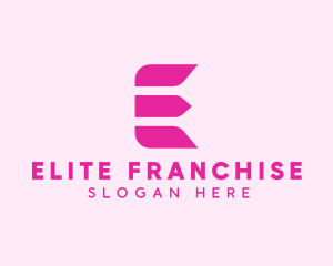 Beauty Boutique Letter E logo design