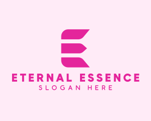 Beauty Boutique Letter E logo design