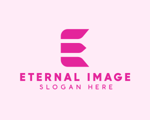 Beauty Boutique Letter E logo design