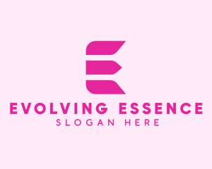 Beauty Boutique Letter E logo design