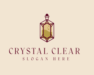 Crystal Bottle Apothecary logo design