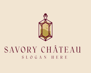 Crystal Bottle Apothecary logo design