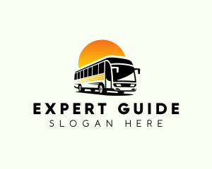 Tourist Bus Travel logo design