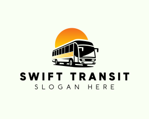 Tourist Bus Travel logo design