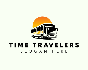 Tourist Bus Travel logo design