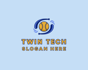 Baseball Double Bat  logo