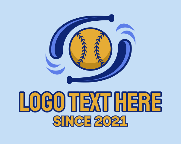 Baseball Equipment logo example 4