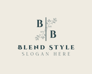 Floral Wedding Event Styling logo design