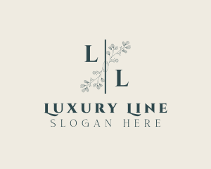 Floral Wedding Event Styling logo design