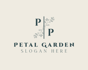 Floral Wedding Event Styling logo design