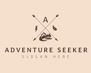 Mountain Outdoor Adventure  logo design