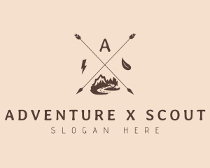 Mountain Outdoor Adventure  logo design