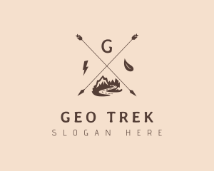 Mountain Outdoor Adventure  logo design