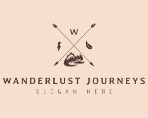 Mountain Outdoor Adventure  logo design