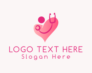 Doctor - Doctor Stethoscope Heart logo design