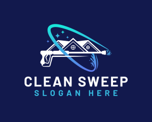 House Cleaning Pressure Washer logo design