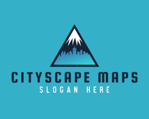 Mountain Cityscape Property Builder logo design