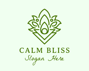 Natural Calming Oil  logo design