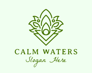 Natural Calming Oil  logo design