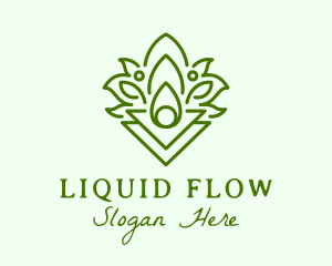 Natural Calming Oil  logo design