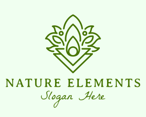 Natural Calming Oil  logo design