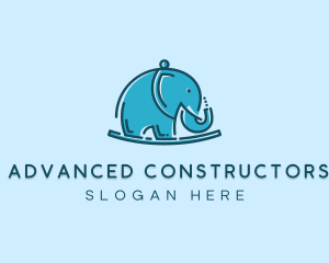 Elephant Kids Toy logo design