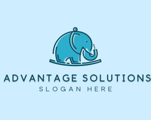 Elephant Kids Toy logo design