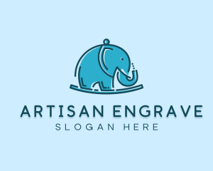 Elephant Kids Toy logo design