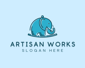 Elephant Kids Toy logo design