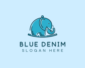 Elephant Kids Toy logo design